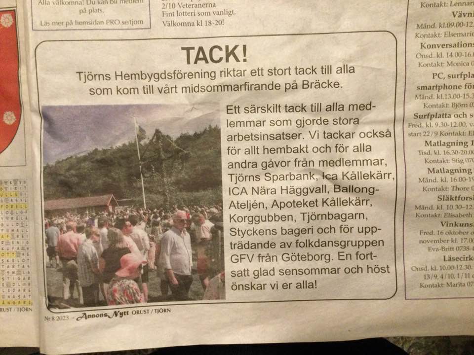 Vi får uppskattning